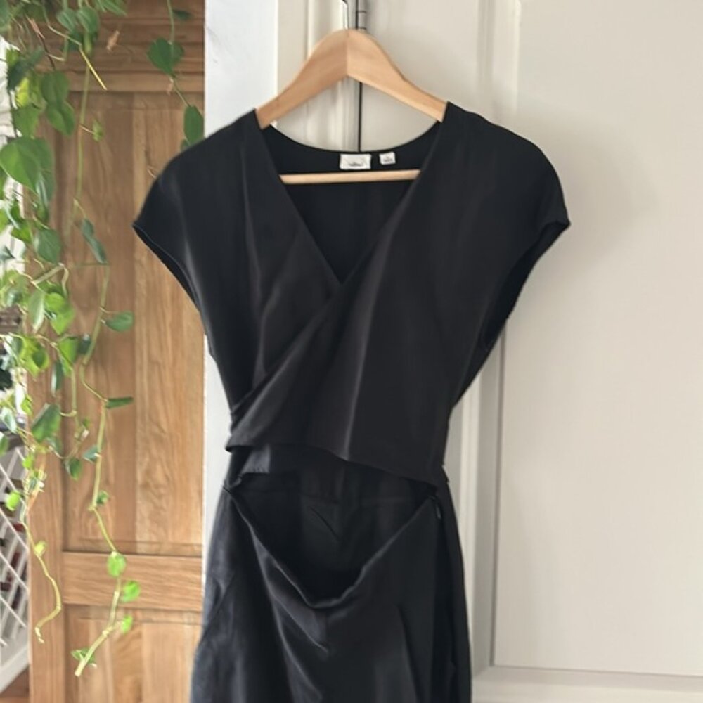 ARITZIA WILFRED Brax linen black jumpsuit 4 - Picture 2 of 11